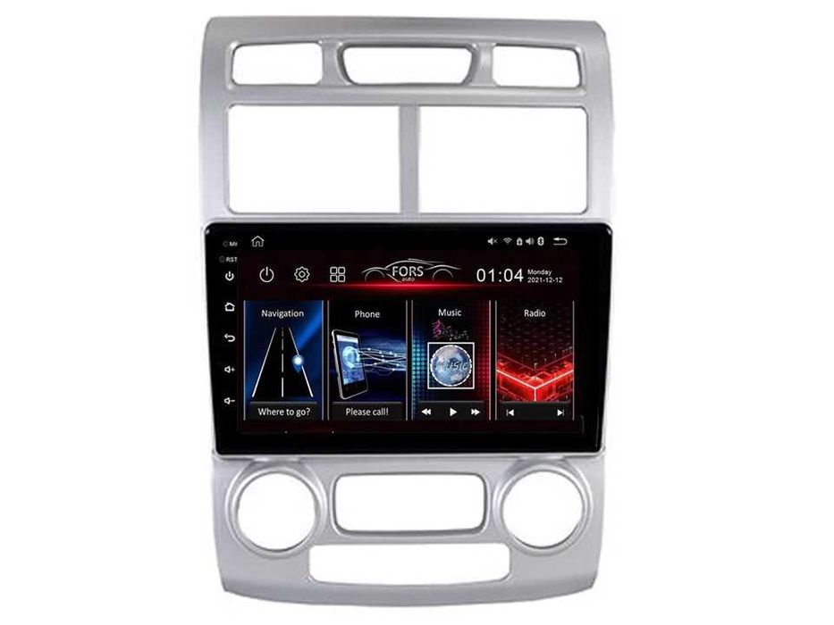 Radio samochodowe Android Kia K5 (9", Auto AC) 2005.-2010