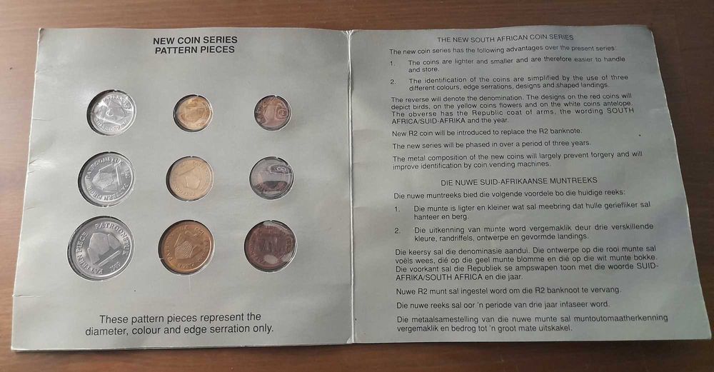 SA Mint New Coin Series Designs Booklet