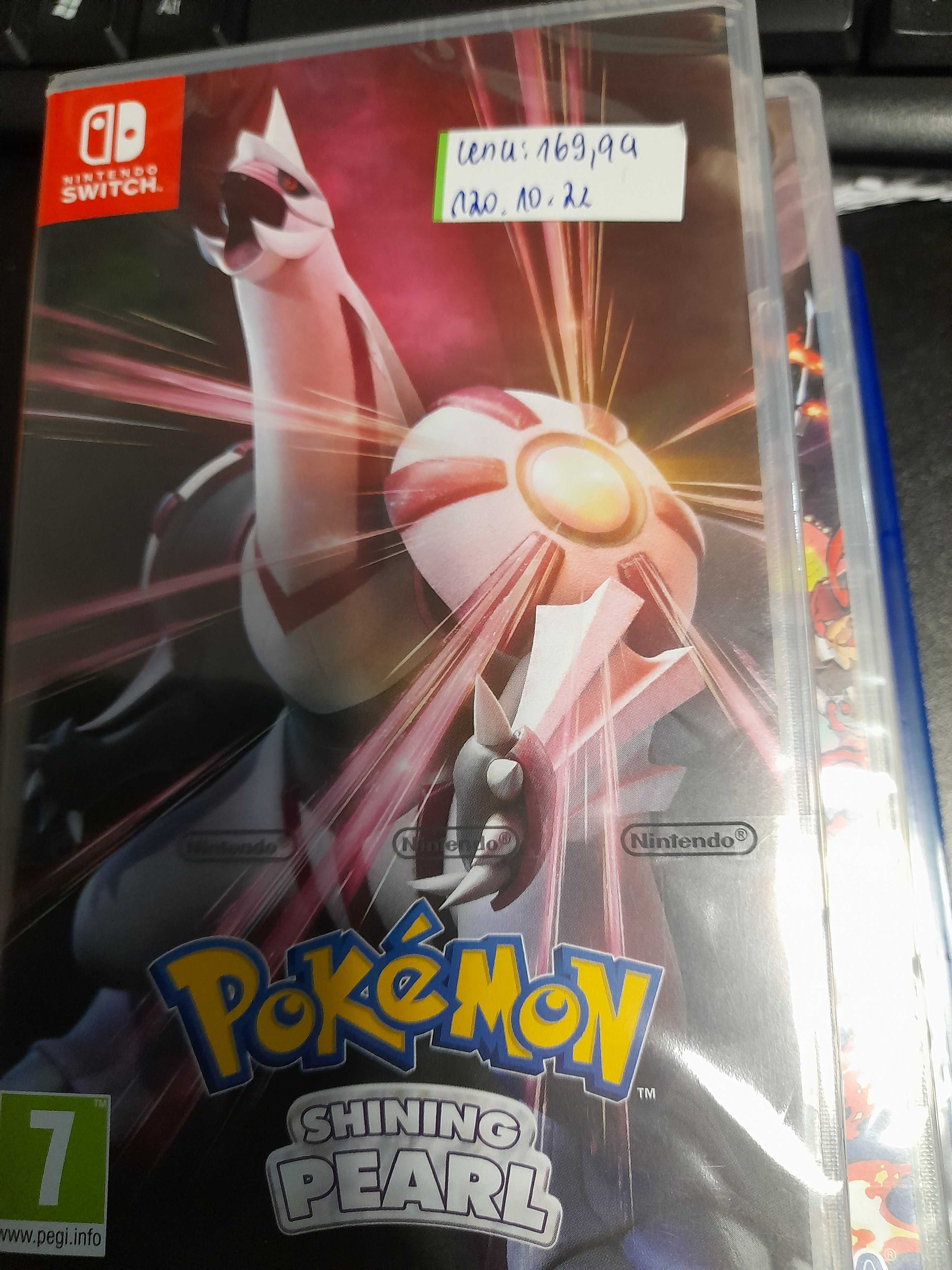 Pokemon shining pearl switch, sklep z grami Tychy