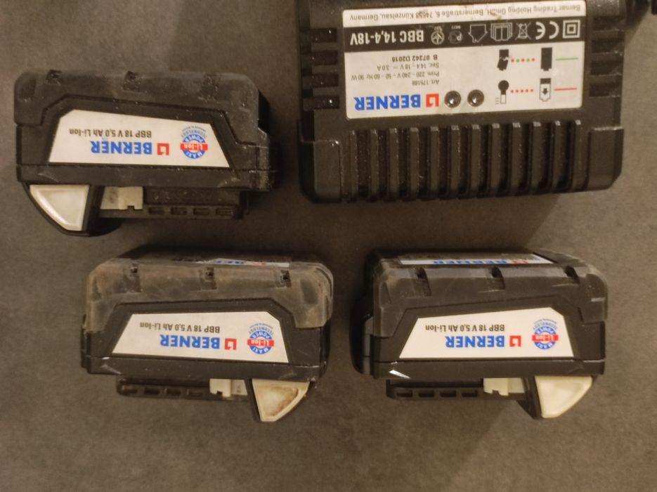 Akumulatorki Berner 18v