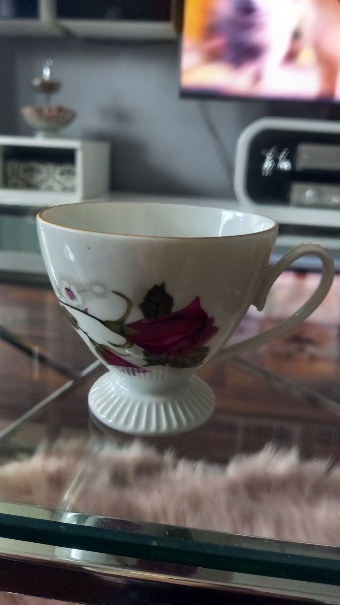 Filiżanka Chodzież róża Regina porcelana