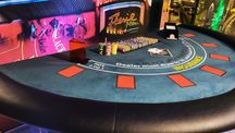 Stół do BlackJack'a zabawa w Kasyno mobilny stół do zabawy w kasyno