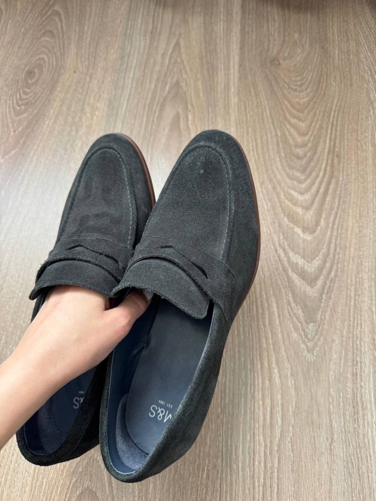 Туфлі чоловічі лофери замшеві від Marks&Spencer