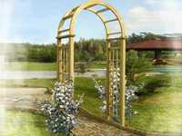 Pergola drewniana ogrodowa szpaler różany 235 x 120 x 60 cm