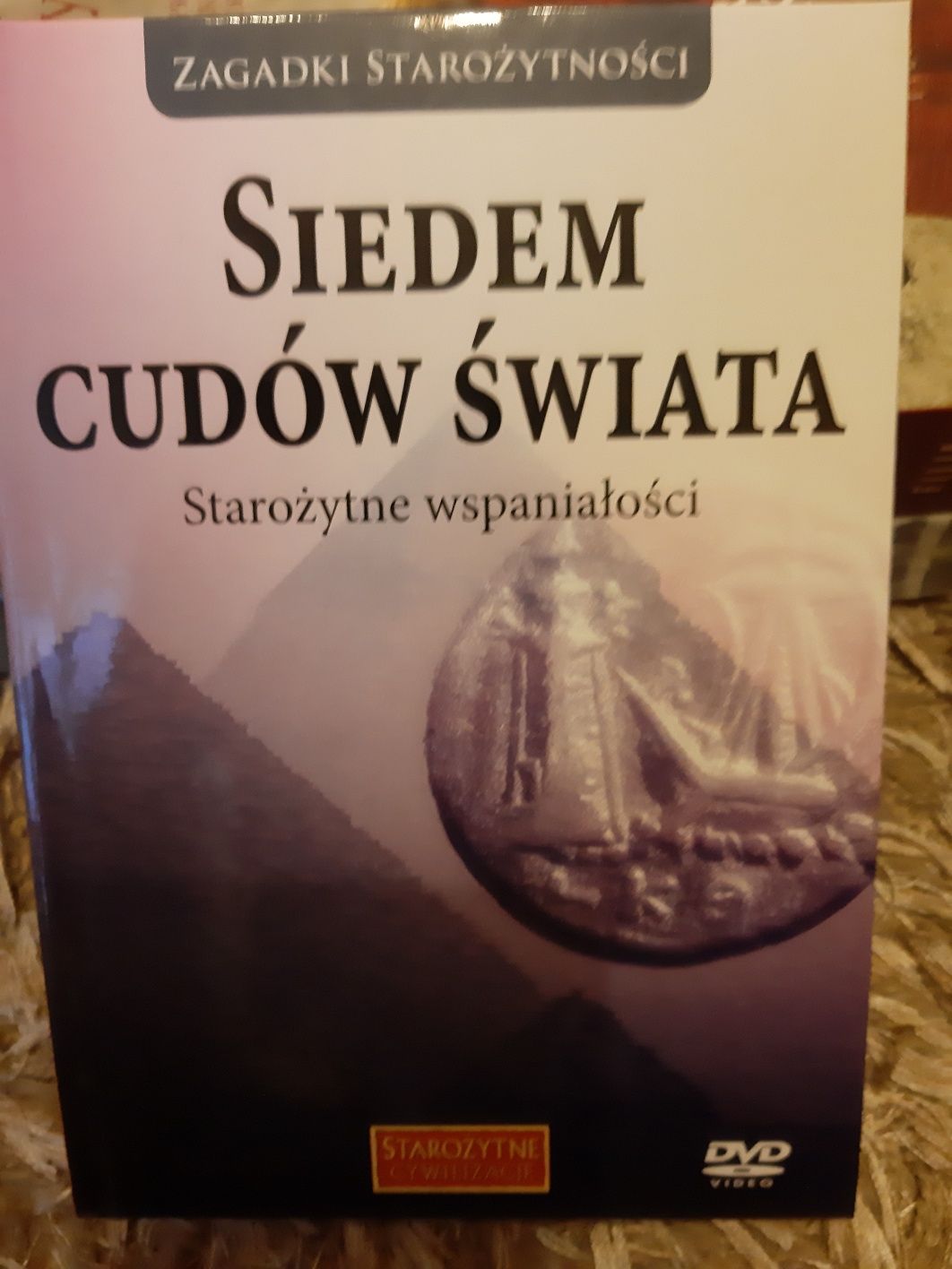 Siedem cudów świata starożytne wspaniałości książka + płyta DVD