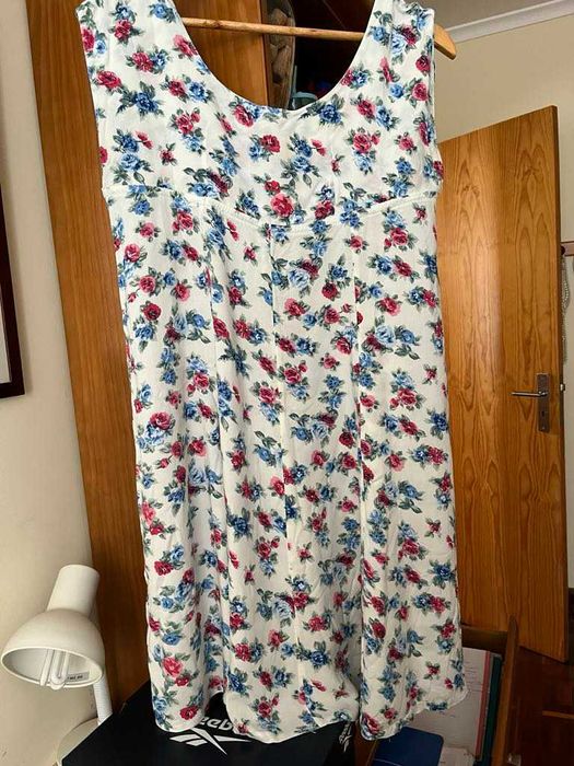 Vestido Floral Viscose