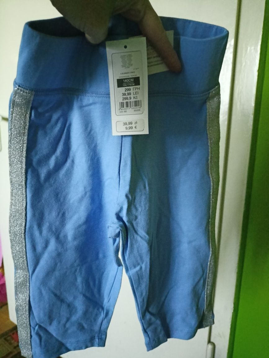 Spodenki kolarki krótkie legginsy cool club 140 metka 128 na żywo