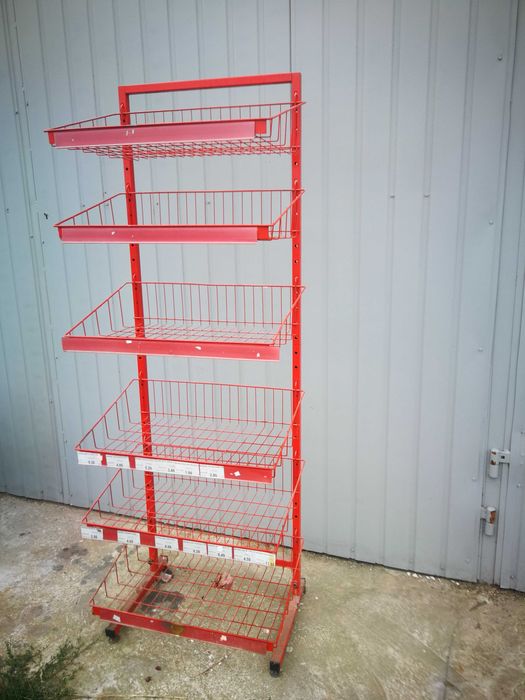 Regał sklepowy druciany