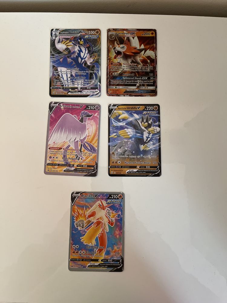 Cartas pokemón impecáveís