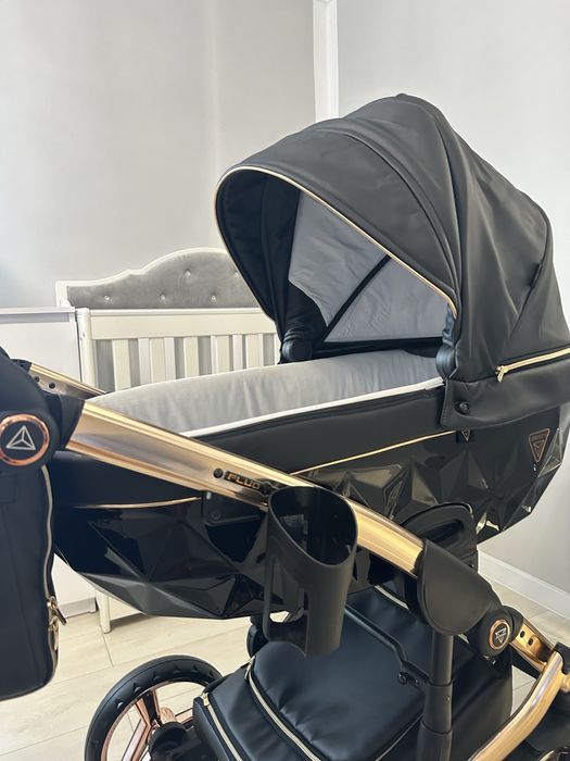 Wózek gondola spacerówka junama diamond miedziany stelaż