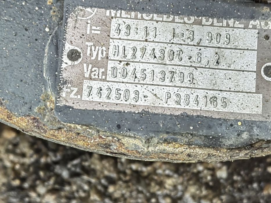 Mercedes atego most tylni 43/11