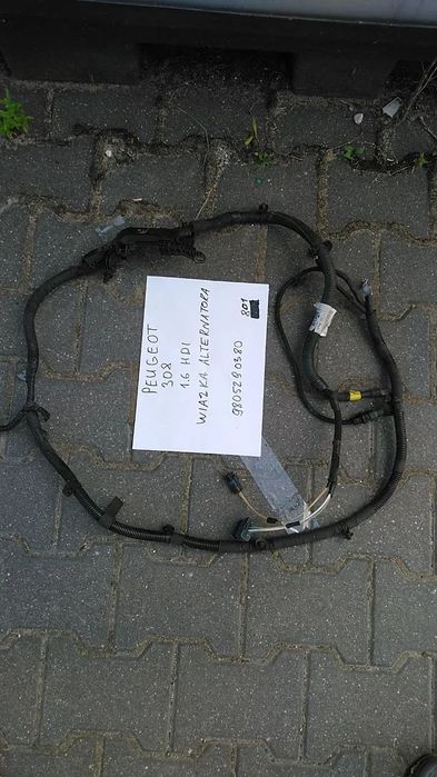 WIĄZKI ALTERNATORA PEUGEOT 308 MK2 1.6 HDI 9805290380