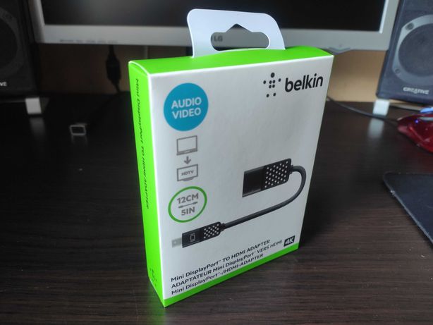 Przejściówka Belkin z mini DisplayPort na HDMI adapter - Nowa !