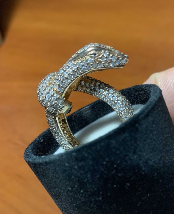 продам кольцо серебро ЗМЕЯ новое