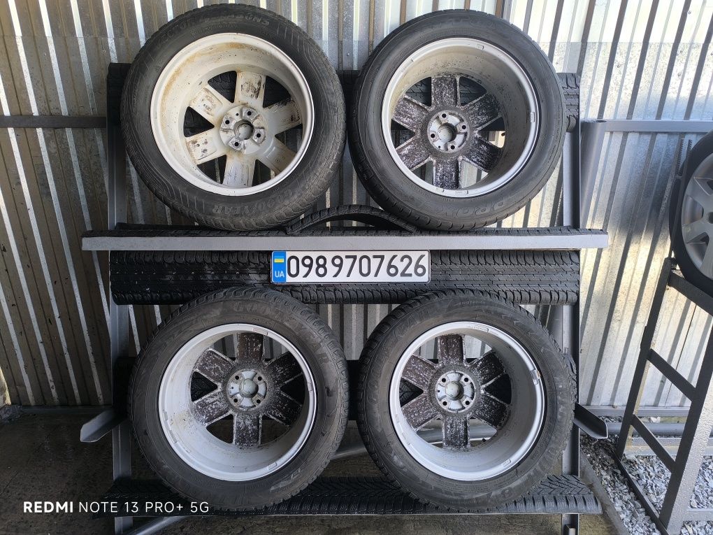 Колеса R15 4x100 6.5J ET49 ЦО 60.1 мм літо 205/55R16