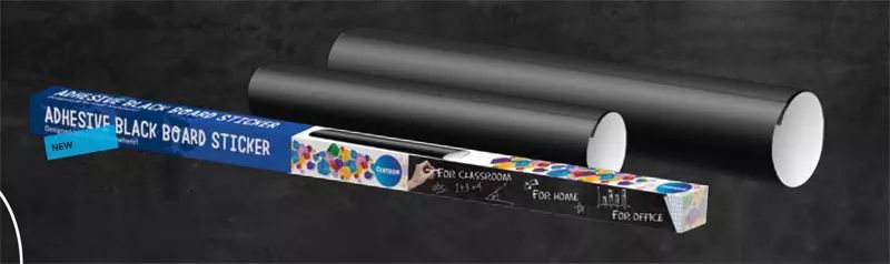 Tablica samoprzylepna w rolce czarna A2 (420mm x 594mm) 0,12mm