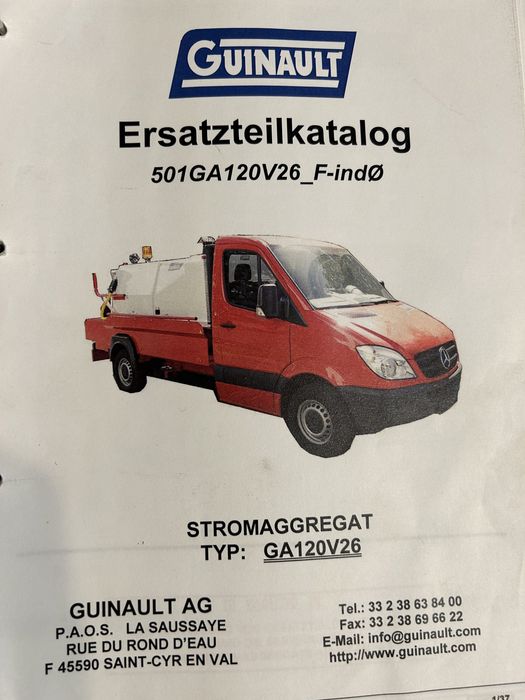 Prądnica Guinault 115 v 400 hz