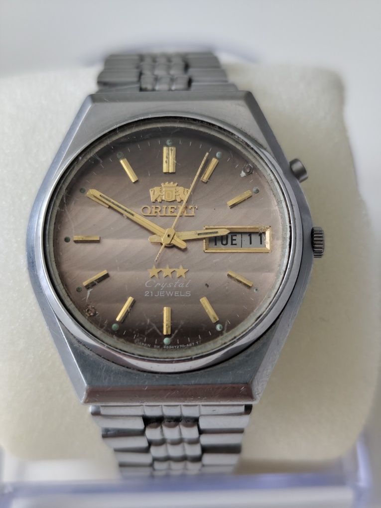 Zegarek męski Orient Crystal 3 gwiazdy 21 kamieni