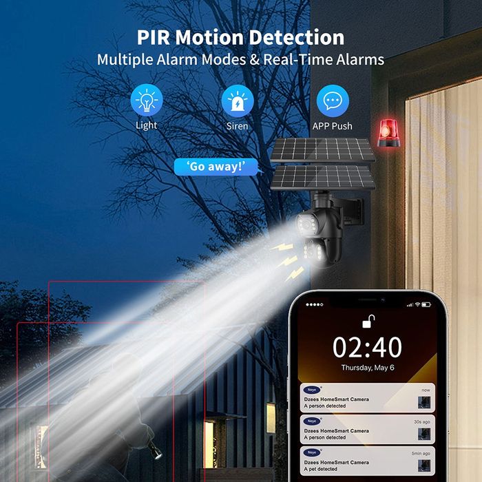 Камера 4g на сім карту з 2 сонячними панелями