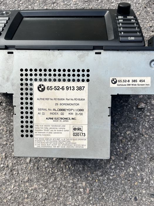 Штатная магнитола BMW е39