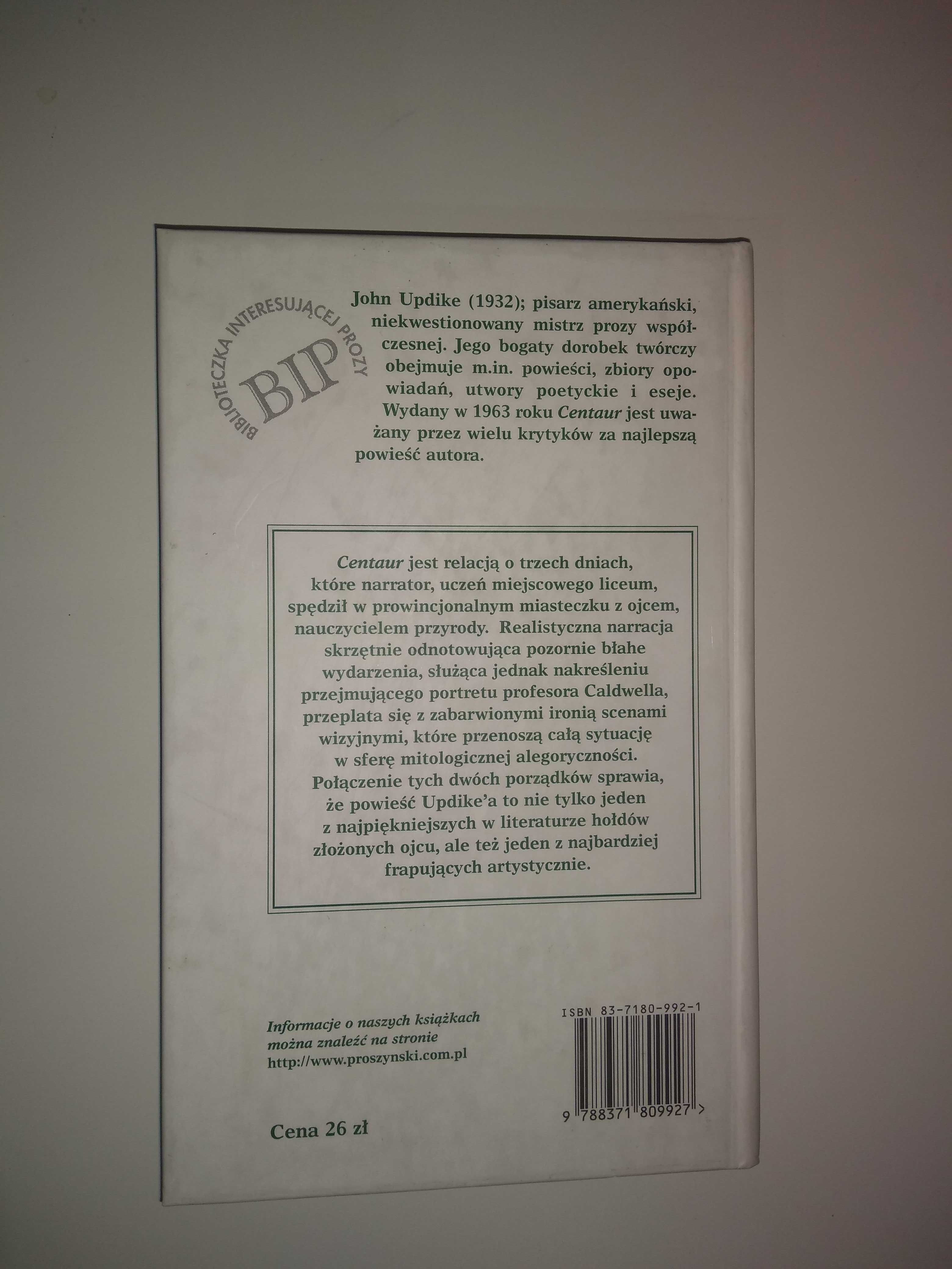 Dobra książka - Centaur John Updike (P11)