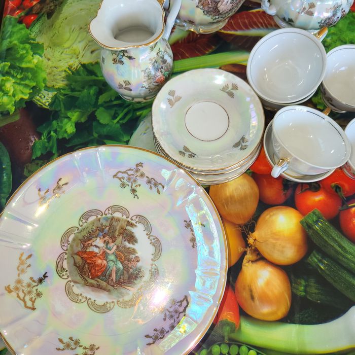 Набор Мадонна кофейный перламутровый