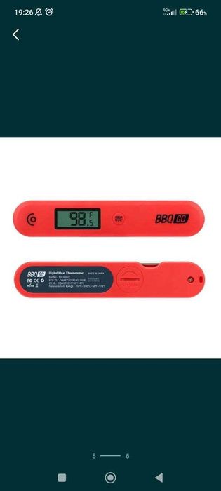 Термощуп, складний термометр, харчовий зонд складаний, контролер