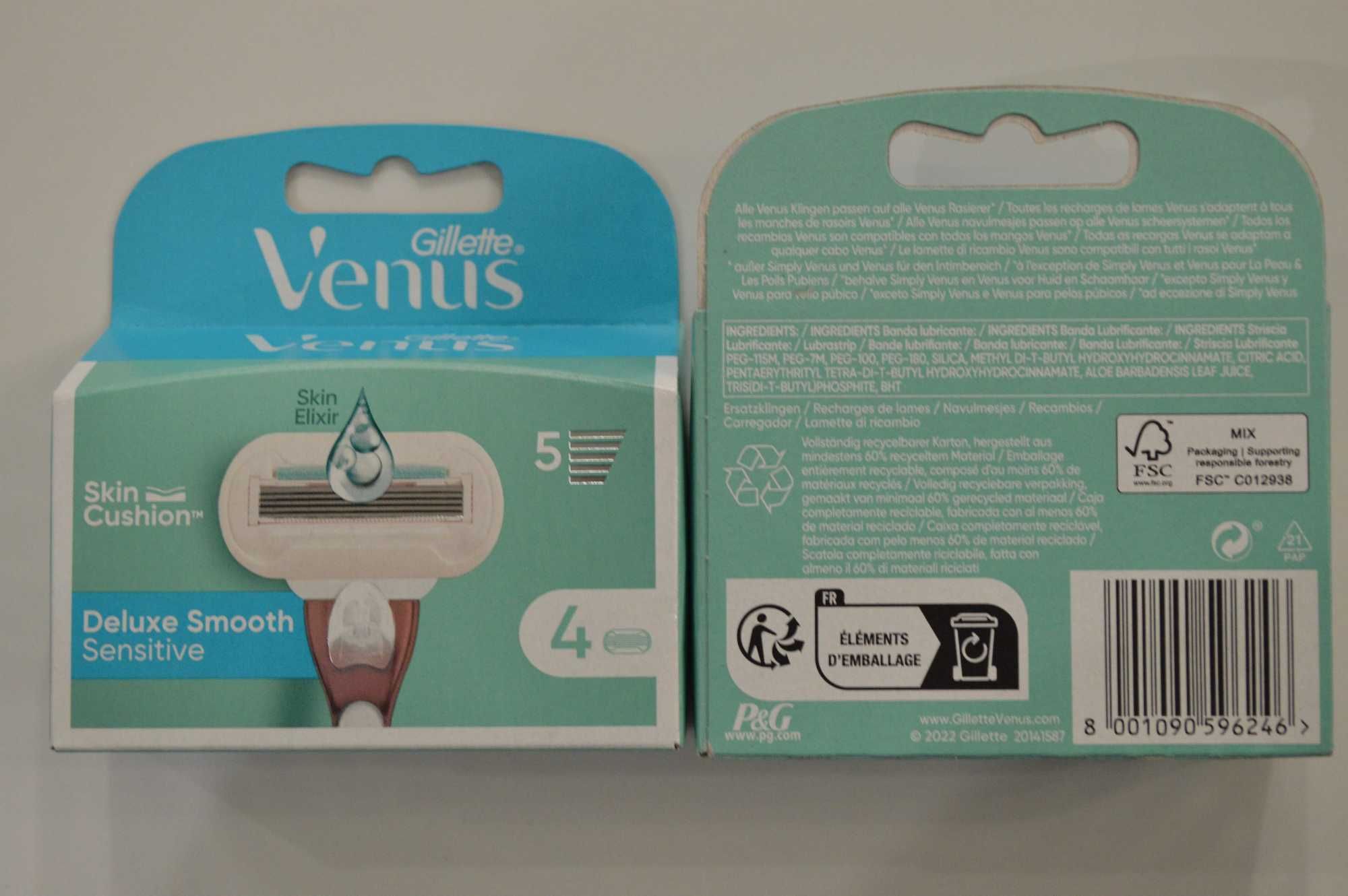 Gillette Fusion5 Fusion 5 Mach 3 mach3 Venus 5 Venus5 леза касети