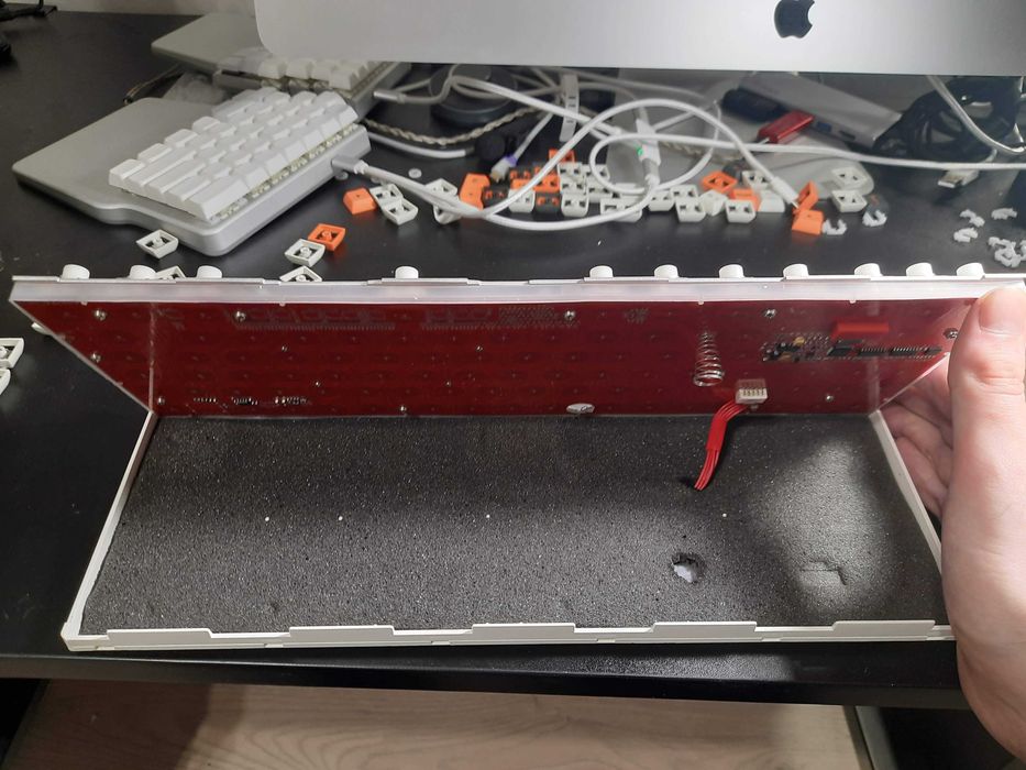 Клавіатура NiZ X87 EC-USB 35g (аналог Topre, змащена + додана шумка)