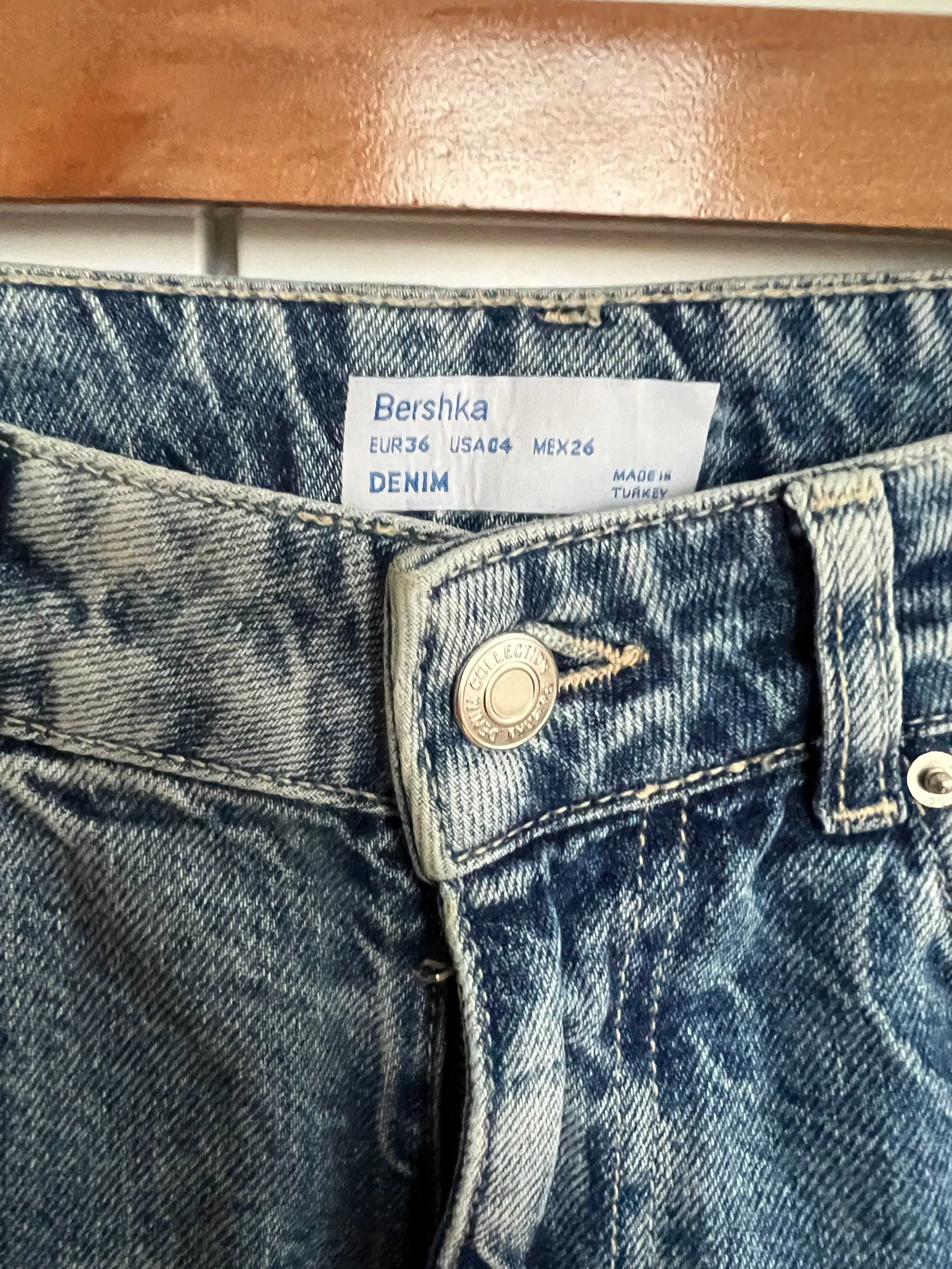 Spodnie jeansowe DENIM Bershka r.36