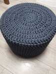 Puf, siedzisko, sznurek, handmade
