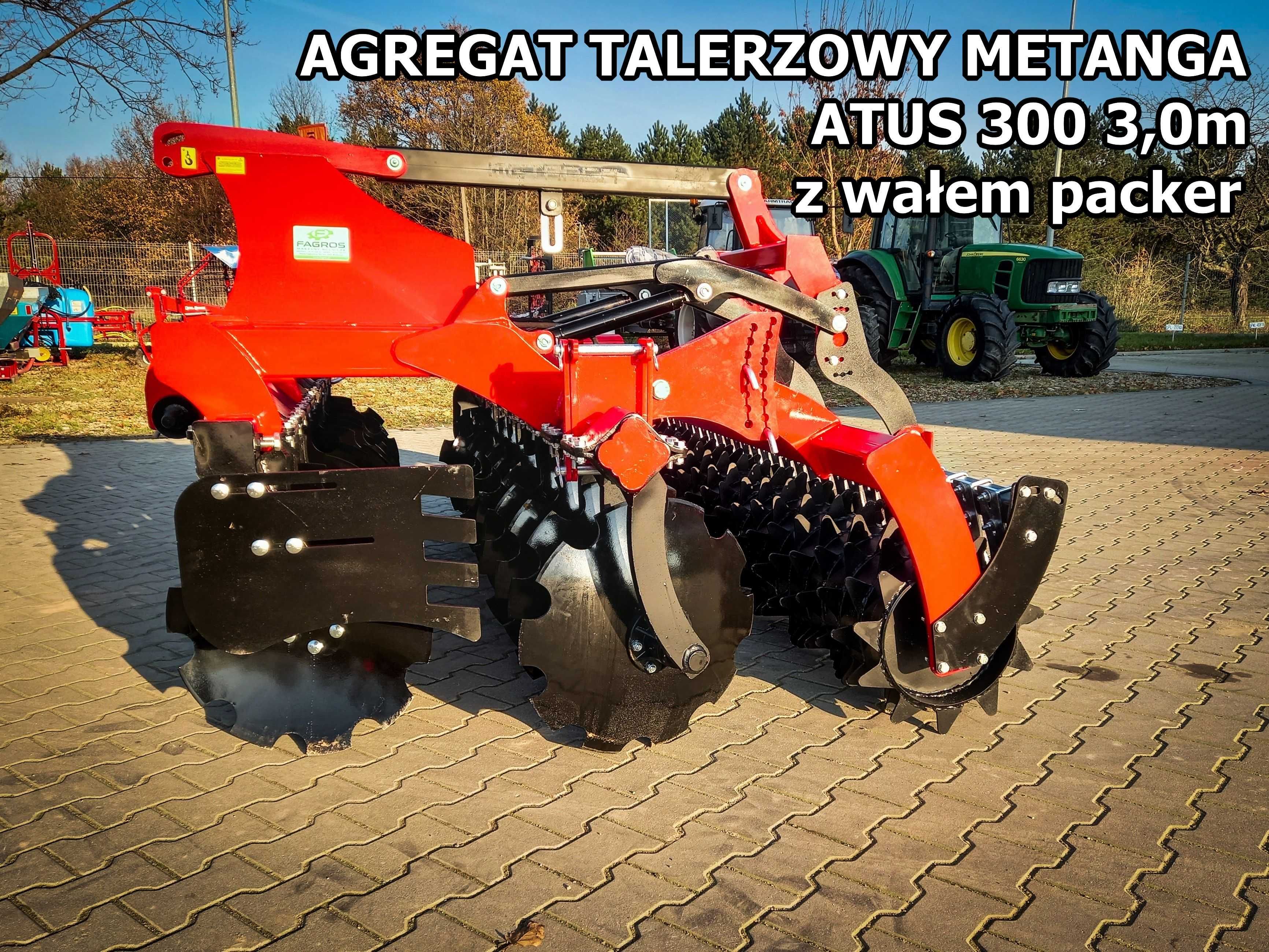 brona TALERZOWA agregat 1,6m 1,8m 2,0m 2,7m 3,0m Raty strumyk