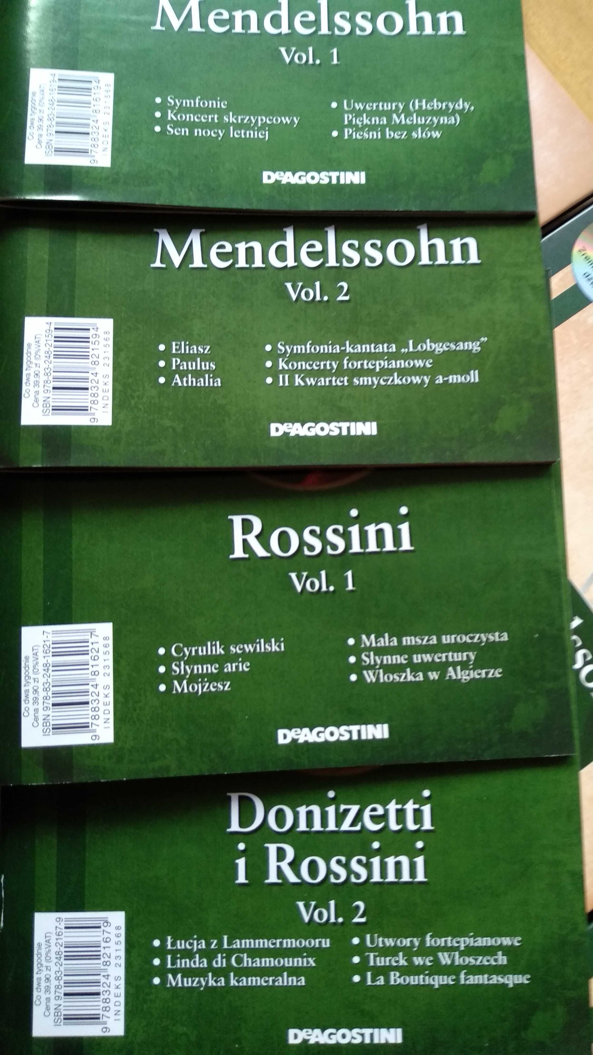 Mendelssohn, Donizetti, Rossini, muzyka klasyczna 40 CD