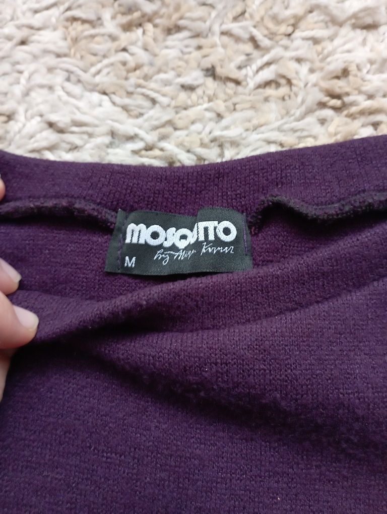 Mosquito fioletowy sweter damski z cekinami rozmiar M