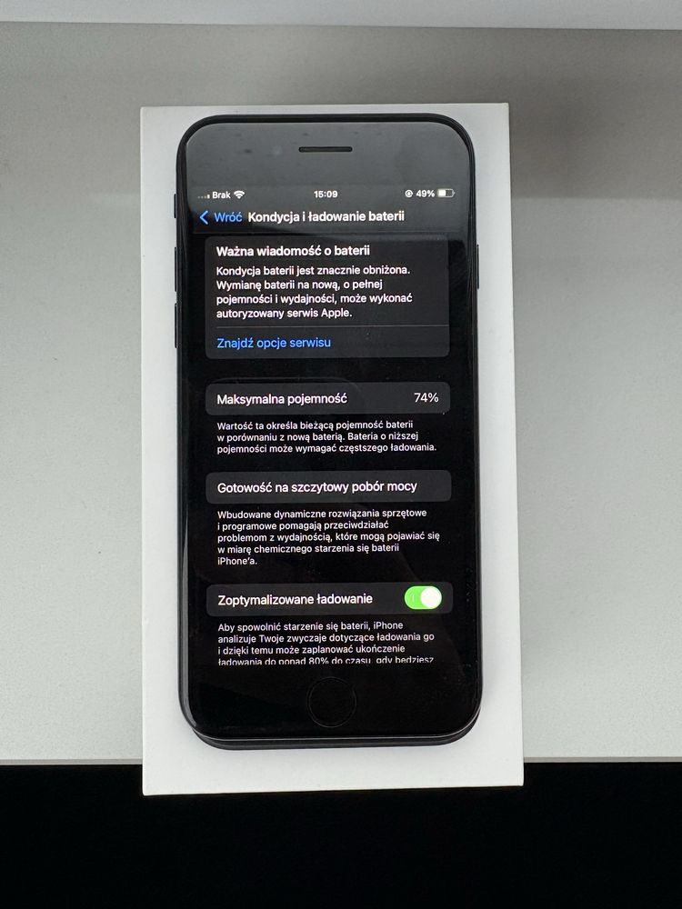 Iphone se 2020 czarny 64GB