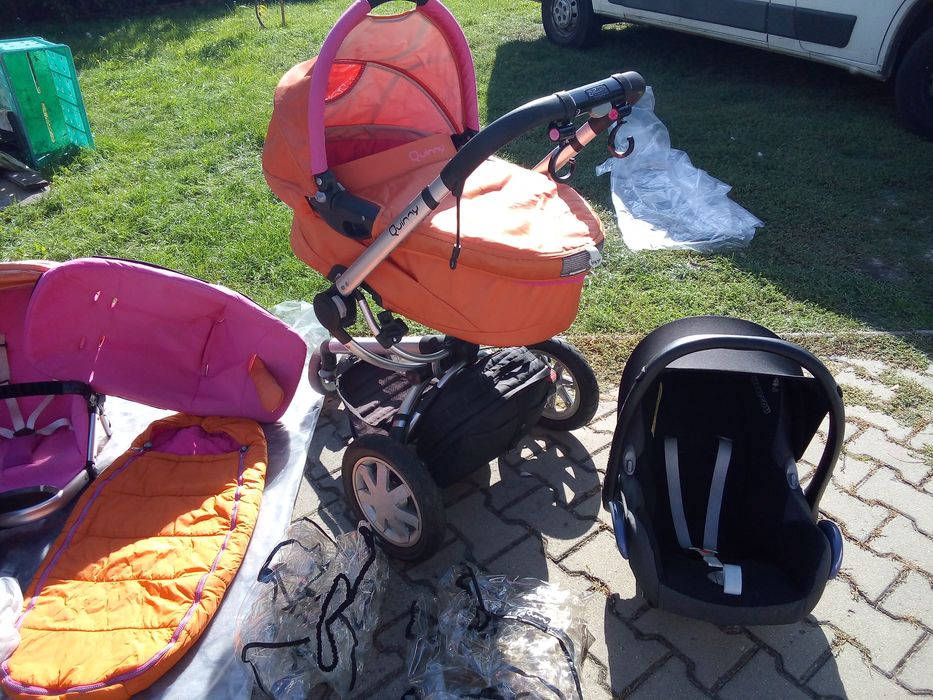 Wózek mega zestaw dziecięcy quinny buz