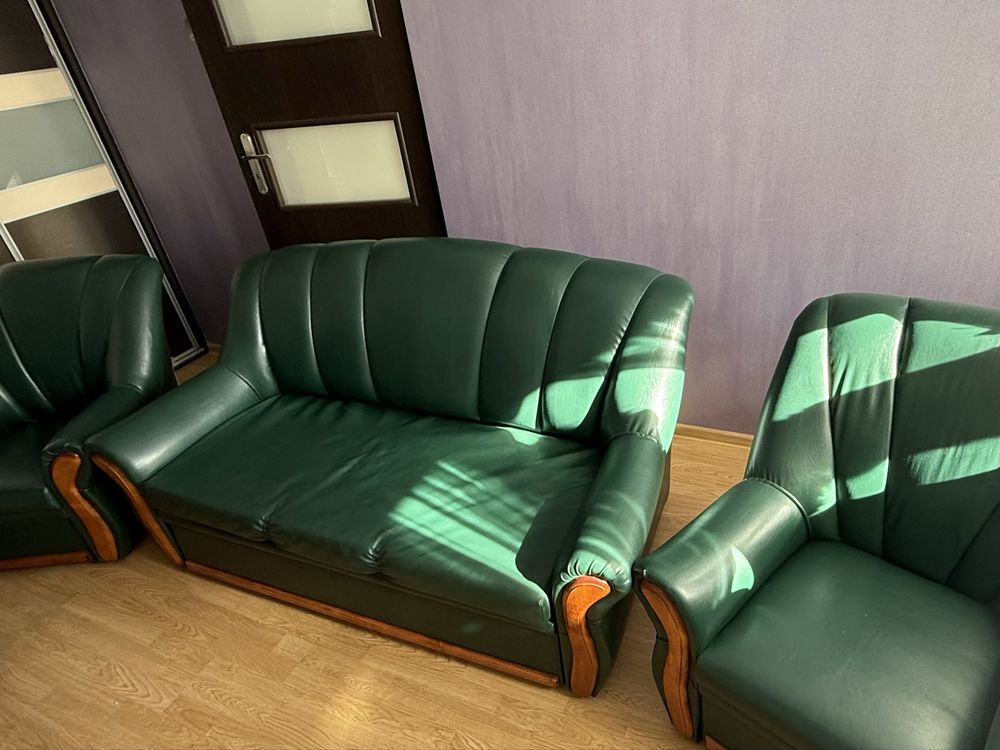 Zestaw sofa plus fotele
