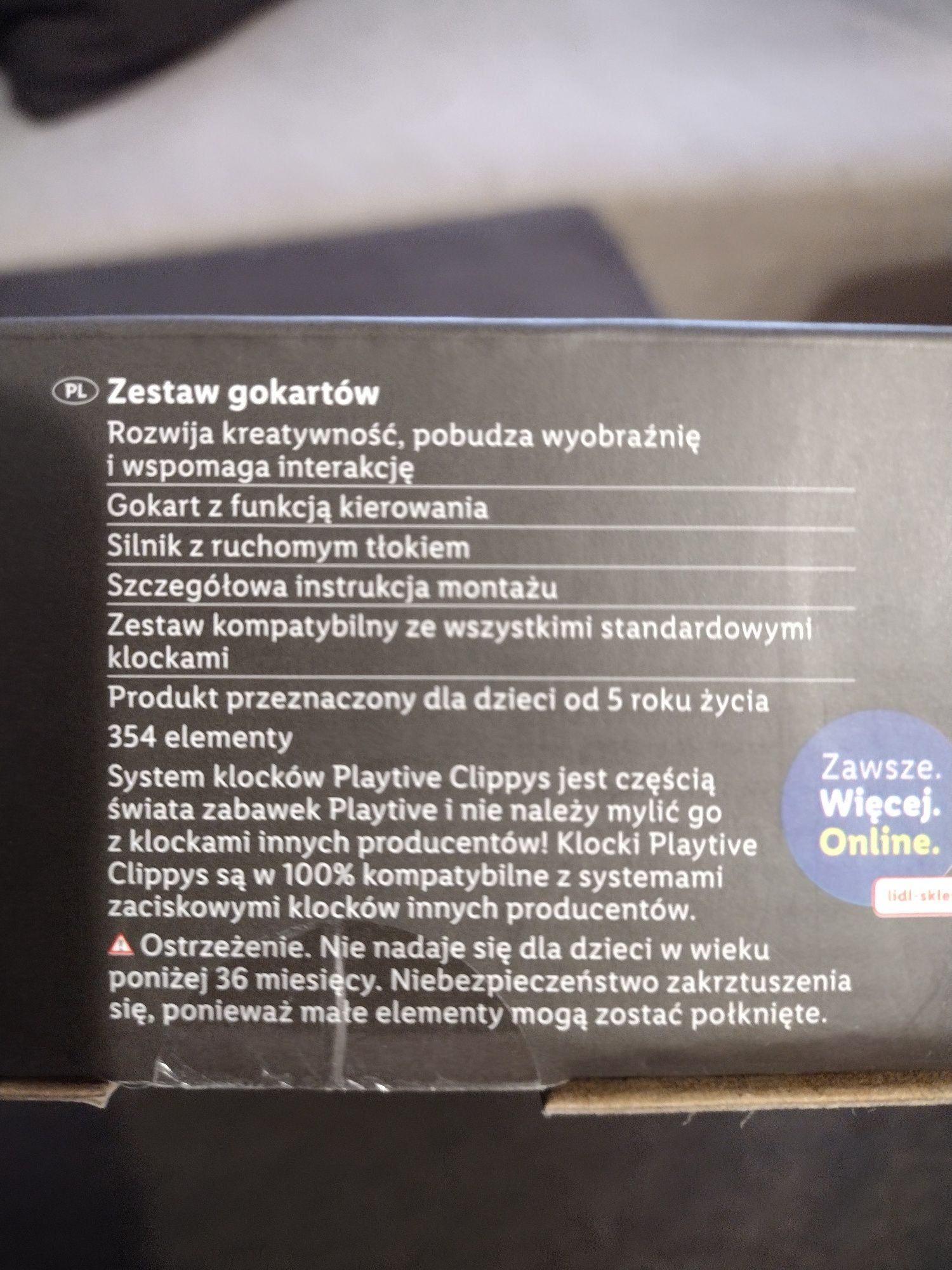 Klocki PLAYTIVE GO-KART 354 Nie otwierane nowe