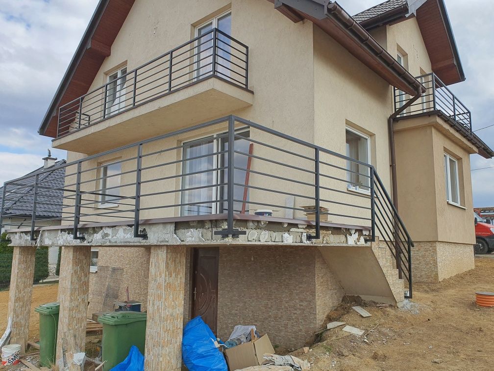 Balustrada balkonowa ocynk ogniowy