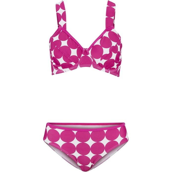 2 cz bikini ze wzorem na fiszbinach 42 80c
