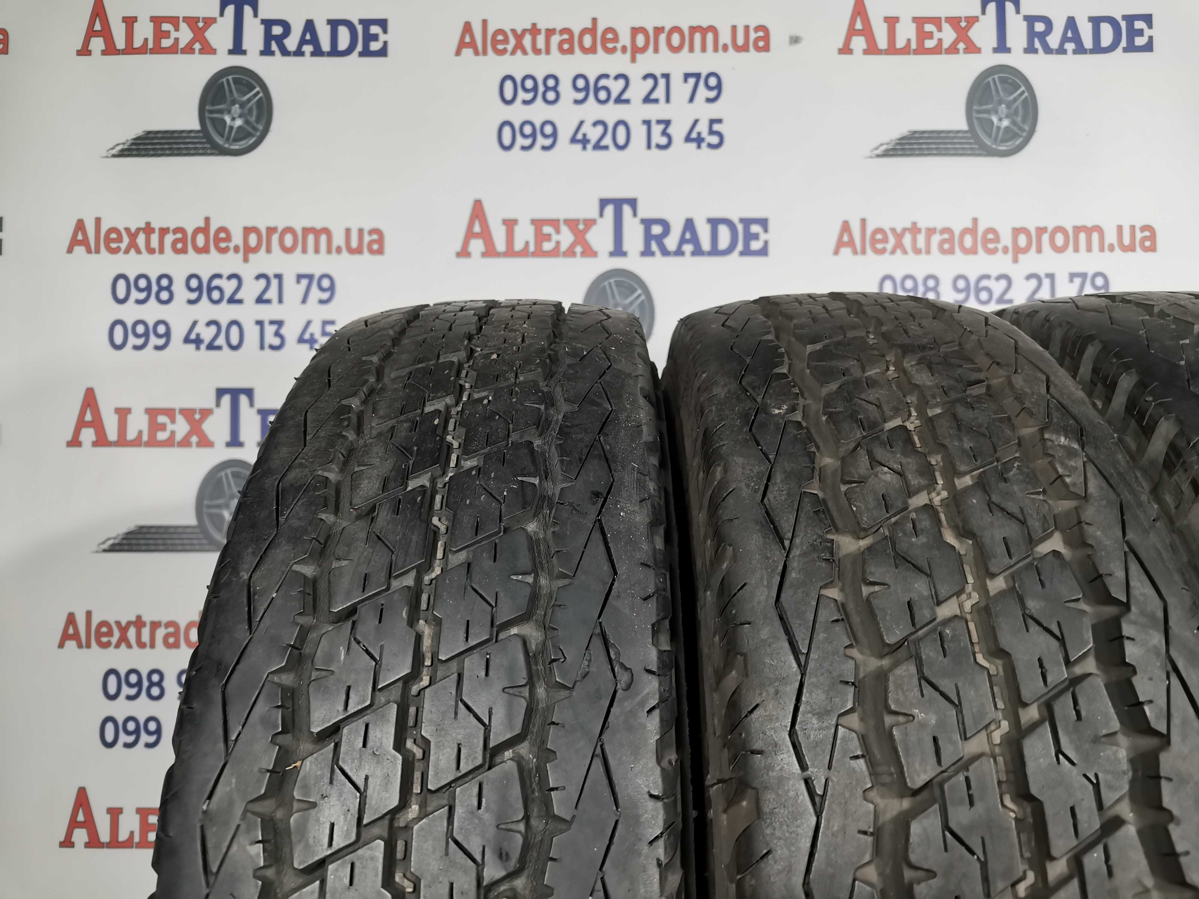 4шт 175/75 14C цешка Bridgestone DuravisR630 літні шини бу протект 7мм