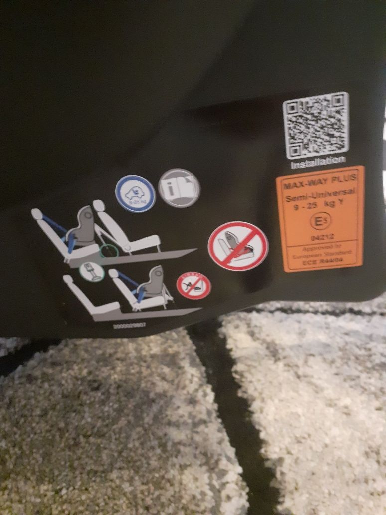 Fotelik samochodowy Britax Romer Max Way Plus do 25kg