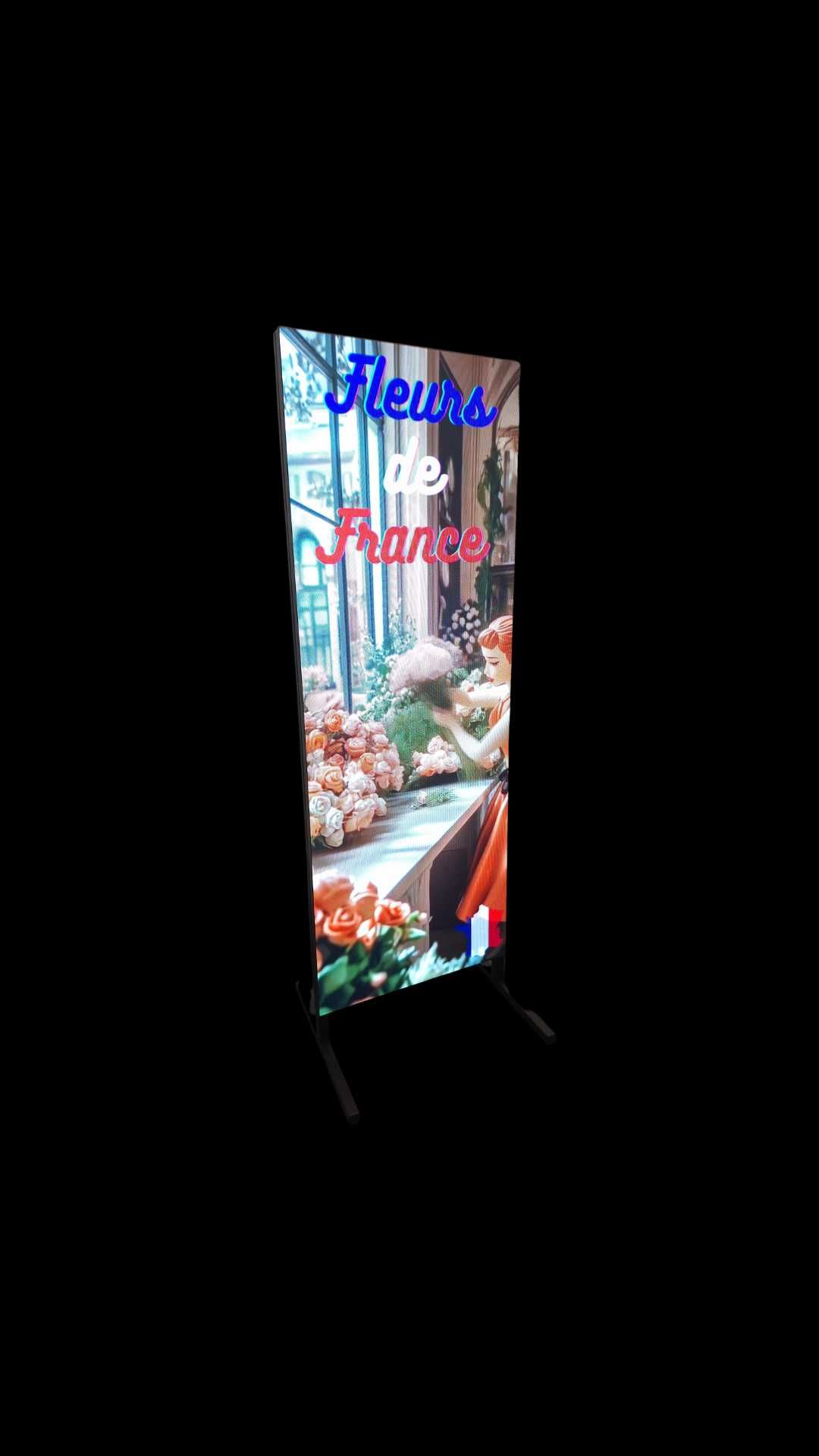 LED POSTER TOTEM dla sklepu, witryny i stoiska wystawowego