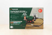 NEW! Подвійна шліфувальна машина PARKSIDE PDFW 120 B3 / точило, гравер