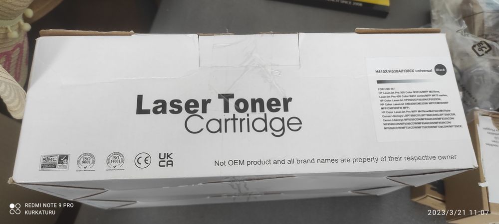 Laser Toner Cartridge 2 sztuki
