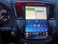 Штатна магнітола з CarPlay & Android auto Tesla Style - Infiniti QX60