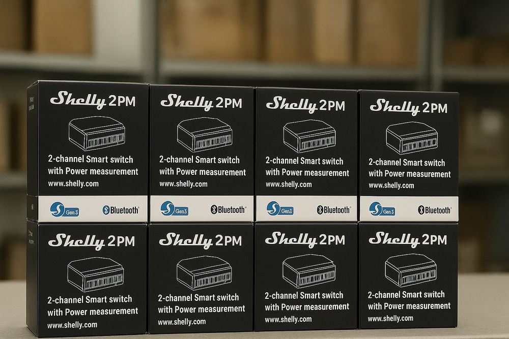 Shelly Plus 2PM - NOVO