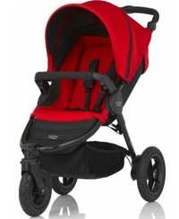 Дитяча  прогулочна коляска Britax B Motion-3 червоного кольору.