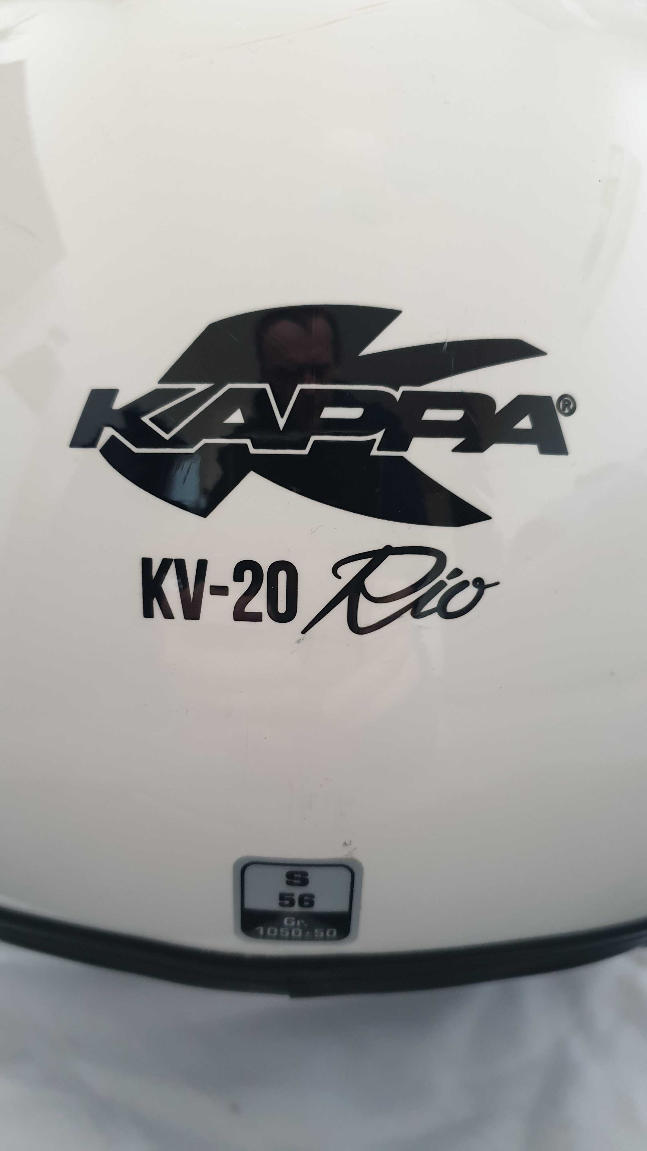 kask na skuter / motocykl KAPPA KV-20 Rio Biały rozmiar S