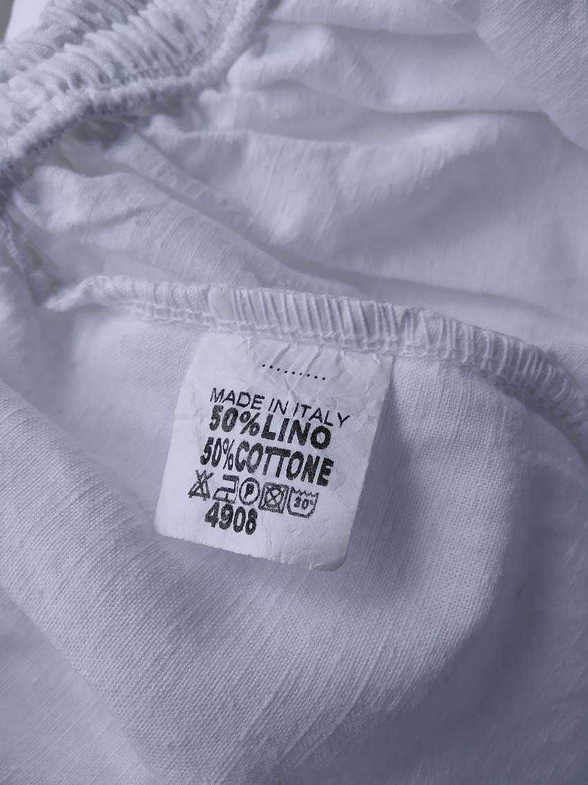 Штани белые бохо льон  бавовна one size 48-54